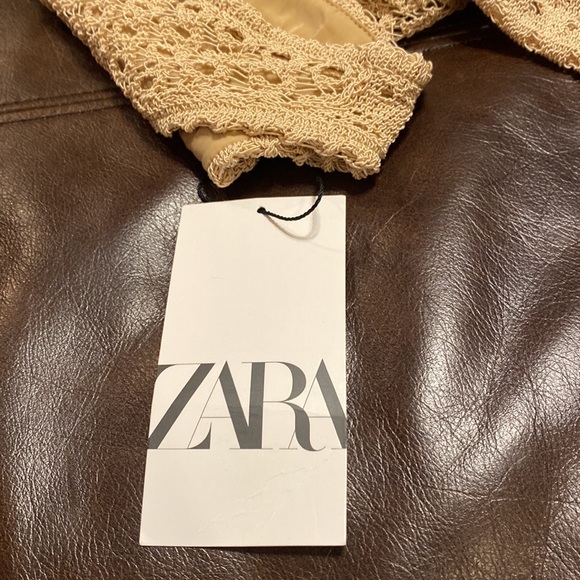 Zara sleeveless midi lace dress with underlay slip - Picture 13 of 14